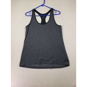 Cascade Sports Performance Tank Womens XL Gray Racerback Polyester Stretch Top